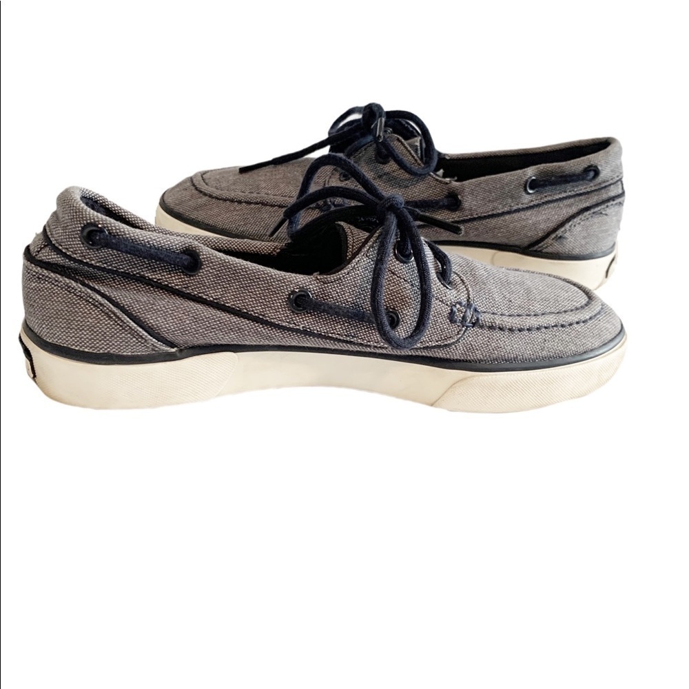 Polo Men’s Shoes Casual Sneakers Blue Gray White - Picture 5 of 10